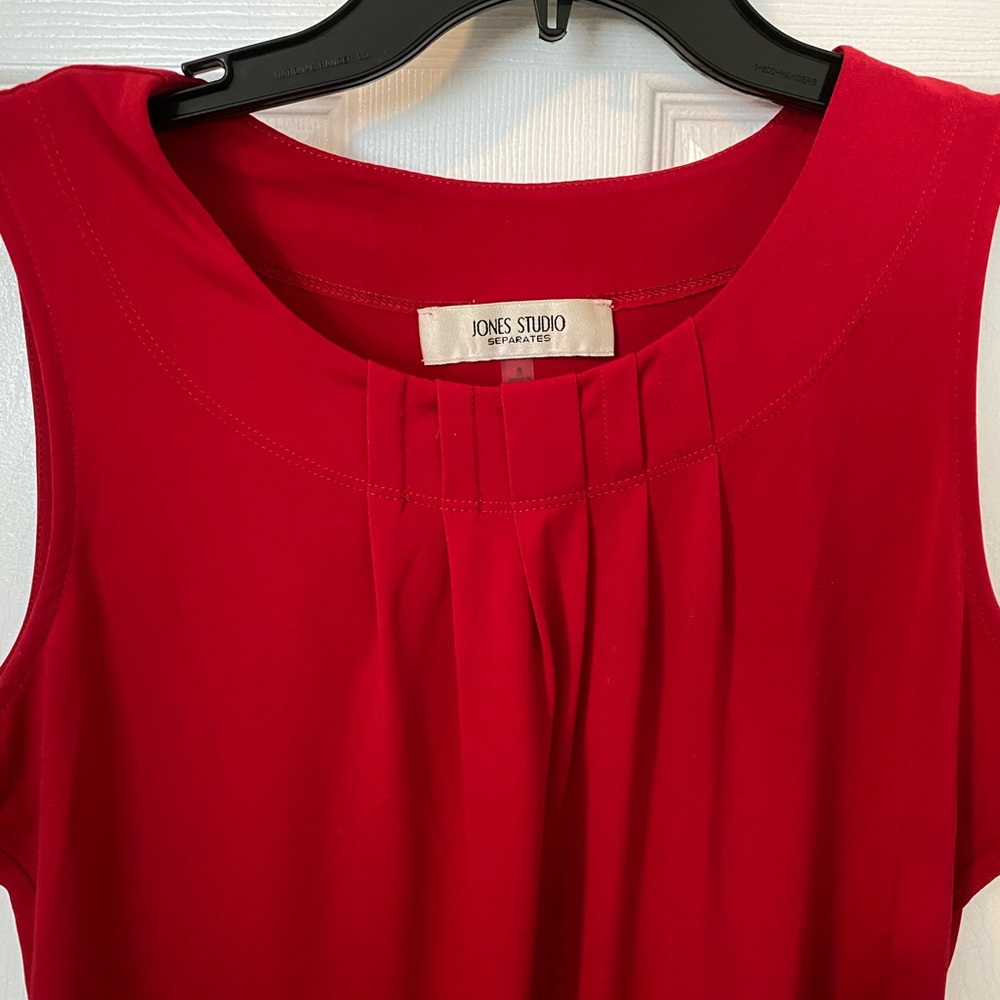 Red dress shirt